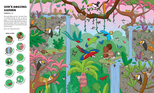 Seek and Find: Old Testament Bible Stories - Sarah Parker, André Parker - Board Book