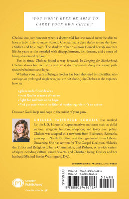 Longing for Motherhood: Holding On to Hope in the Midst of Childlessness - Chelsea Patterson Sobolik -Paperback