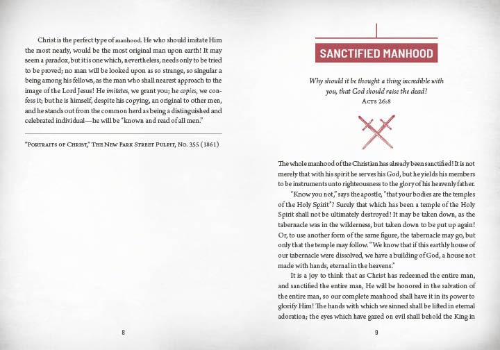 Meditations On Manhood: 100 Devotions from Charles Spurgeon - Hardcover