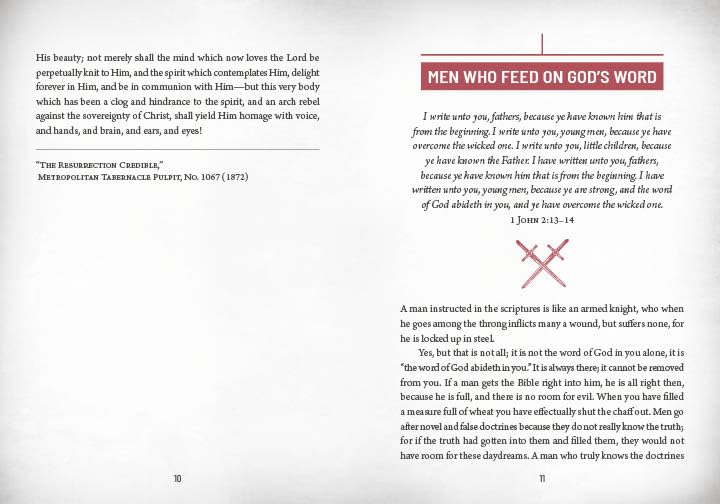 Meditations On Manhood: 100 Devotions from Charles Spurgeon - Hardcover